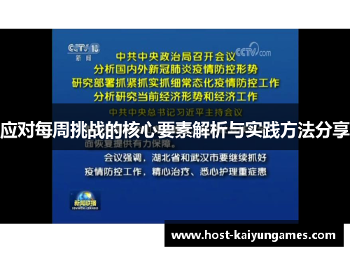 应对每周挑战的核心要素解析与实践方法分享 应对每周挑战的核心要素解析与实践方法分享